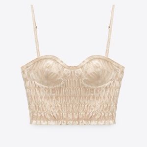 Zara Gingham Cropped top